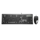 A4-Tech zestaw przewodowy klawiatura i mysz KM-72620D USB Black