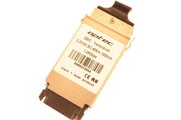 Optec GBIC 1.25Gbps, SC SM, 80km, Dual Fiber TX1550 :: wisp.pl
