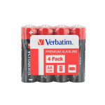 Bateria alkaliczna Verbatim AA-LR6 Mignon 1.5V 4szt (folia)
