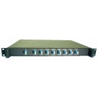 CWDM Mux/Demux 16xLC, 8 kanałów/2 włókna, TX 1550-1610, 1U