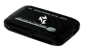 Czytnik kart I-BOX USB czarny(zew) - 6 slotów