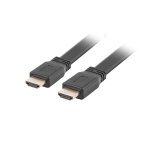 Lanberg CA-HDMI-21CU-0005-BK, Kabel HDMI 2.0, 4K, płaski, długość 0.5m