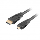 Kabel microHDMI - HDMI, 1m
