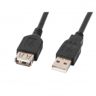 Kabel USB-A M/F 2.0, 5m przedłużacz