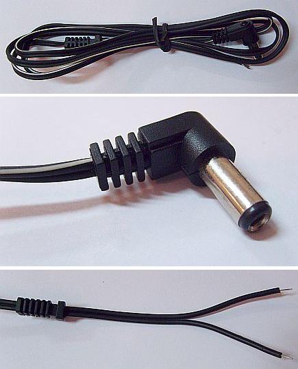 Kabel zasilający kątowy DC (24V)