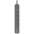 Listwa zasilająca Tracer Power Line+ Mobile Ready 1,5m, 4 gniazda, 1x USB A+ 1x Type C, PD20W, czarn