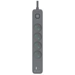 Listwa zasilająca Tracer Power Line+ Mobile Ready 1,5m, 4 gniazda, 1x USB A+ 1x Type C, PD20W, czarn