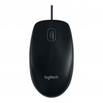 Logitech Mysz optyczna B100 USB, czarna