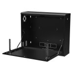 StalFlex CR19-3U-180-B Obudowa rack 19" 3U, 180mm, pionowa, czarna