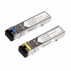 Option S-3553LC20D, WDM, 1.25Gbps, SM LC, 20km, TX1310/1550, DDM, para, Industrial