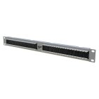 StalFlex S-BPMCO19-1U-G Szczotkowy organizer kabli 19" 1U, szary