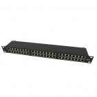 Patch panel STP 19" kat.6, 48 portów z listwą