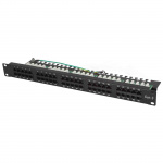 Patch panel telefoniczny kat. 3, 50x RJ45