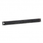 Patch panel UTP 19" kat.5e, 24 porty IDC