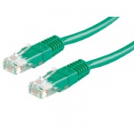 Patchcord UTP kat.5e 0.5m (zielony)