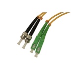 Patchcord Opto SC/APC-ST/UPC, SM, duplex, 1m