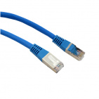 Patchcord SSTP (PiMF) kat.6a 0.5m (niebieski)