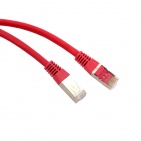 Patchcord STP kat.6 0.5m (czerwony)