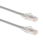 Patchcord U/UTP kat.6a 0.25m, slim (szary)