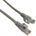 Patchcord U/UTP kat.6a 0.25m, LSOH (szary)