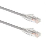 Patchcord U/UTP kat.6a 1.5m, slim (szary)