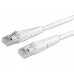 Patchcord UTP kat.5e 0.25m (biały)