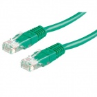 Patchcord UTP kat.5e 0.25m (zielony)