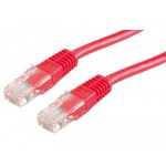 Patchcord UTP kat.5e 1.5m (czerwony)