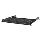 StalFlex B-RSA19-1U-350B Półka do szafy RACK 19", z otworami, 350 mm, 1U, regulowana, czarna, seria 