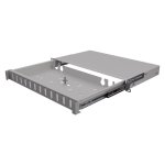 StalFlex TFDP-19-1U-12D-SC-G Przełącznica światłowodowa 19" 1U 12xSC Duplex, wysuwana, szara