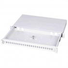 Przełącznica światłowodowa 19" 1U 24xSC Simplex, wysuwana, szara