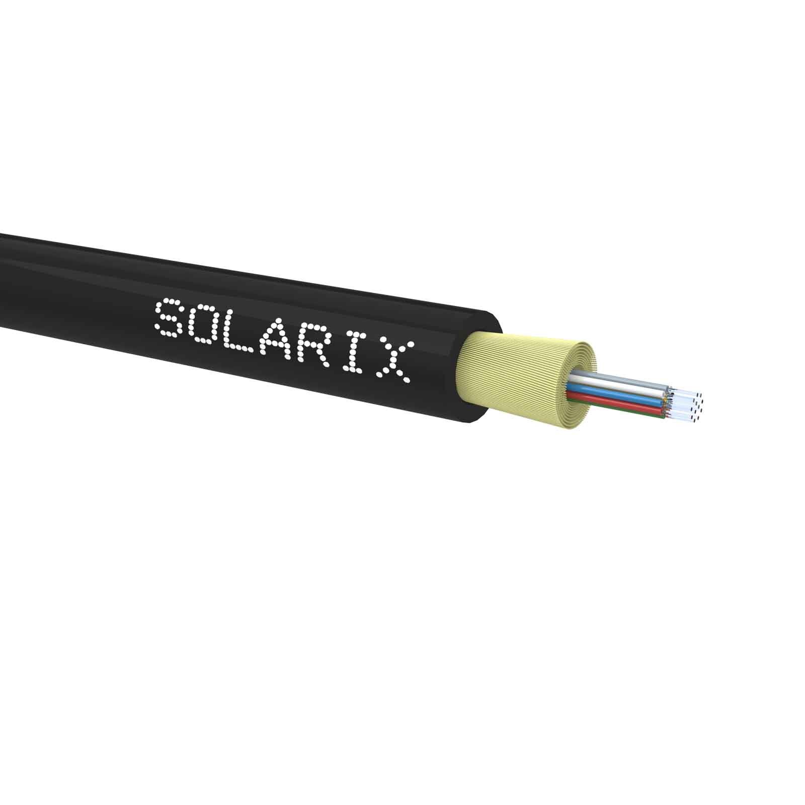 Przewód DROP1000 Solarix 12f, 3,8mm LSOH, 500m, SXKO-DROP-12-OS-LSOH
