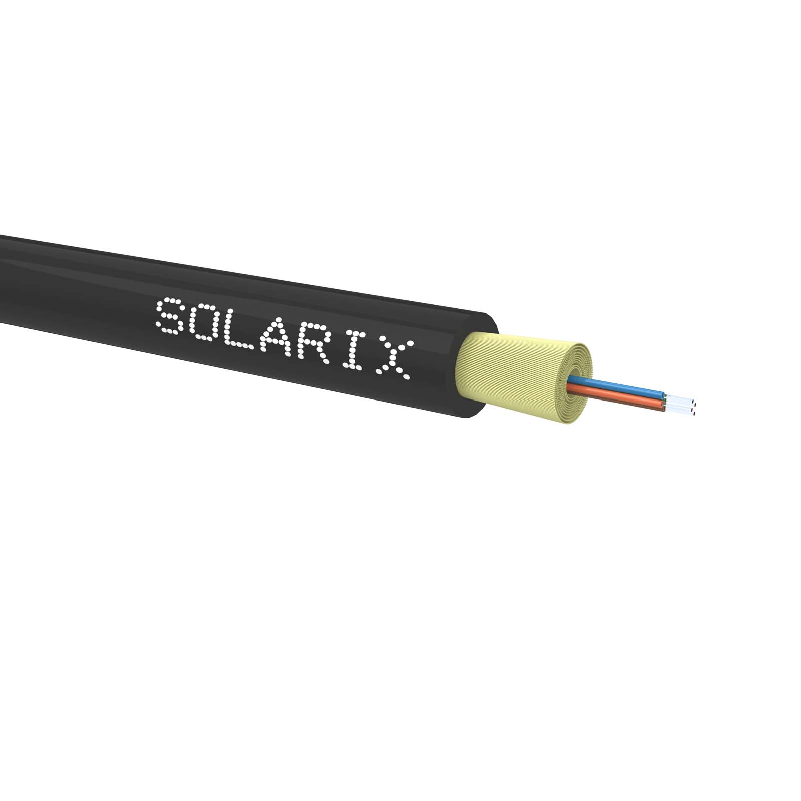 Przewód DROP1000 Solarix 4f, 3,6mm LSOH, 500m, SXKO-DROP-4-OS-LSOH :: wisp.pl