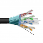 Przewód FTP Maxcable, kat.6, 305m, zewnętrzny, żelowany