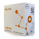 Przewód FTP Solarix, kat.5e, box 305m, zewnętrzny SXKD-5E-FTP-PE