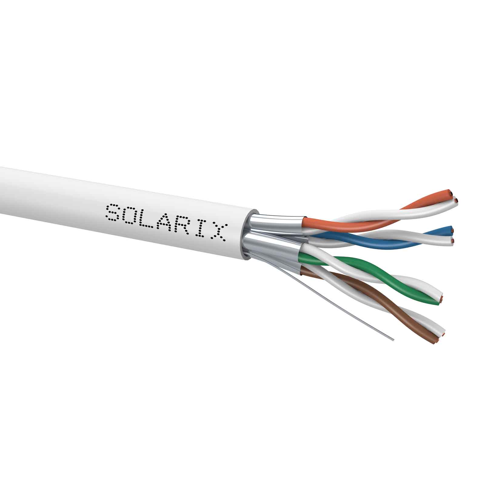 Przewód STP Solarix, kat.6a, szpula 500m, LSOH SXKD-6A-STP-LSOH :: wisp.pl