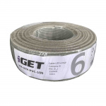 Przewód UTP iGET, kat.6, 100m iG6-UTP-PVC-100