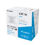Przewód UTP Lanberg LCU5-15CC-0305-S, 100Mb/s, 305m, CCA szary