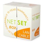 Przewód UTP NetSet kat.6, zewnętrzny 305m