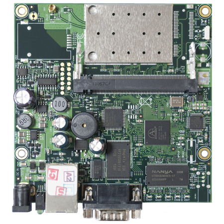 MikroTik RouterBoard RB411AR, 1x LAN, 1x MiniPCI, 64MB SD-RAM i 64MB FLASH