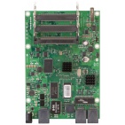 MikroTik RouterBoard RB433GL, 3x LAN, 3x MiniPCI, 128MB SD-RAM