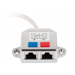 Rozdzielacz LAN RJ-45 na 2xRJ-45 ekranowany