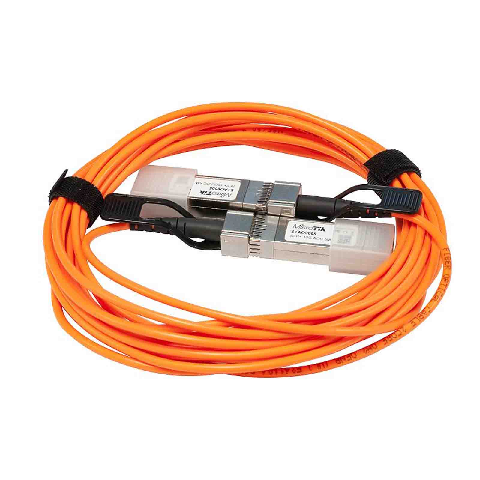 MikroTik S+AO0005 SFP/SFP+ direct attach Active Optics cable 5m :: wisp.pl
