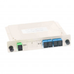Splitter PLC 1:4 SC/UPC kasetkowy (casette)