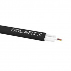 Światłowód zewnętrzny Solarix Flat DROP, 12F, G.657A1, 2000m, SXKO-FLAT-DROP-12-OS-HDPE
