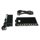 Switch PoE 8-portowy 24V/48V