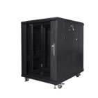 Lanberg FF01-6815-12B Szafa stojąca instalacyjna 19" 15U, 600x800mm, czarna