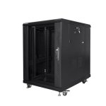 Lanberg FF01-6815-12B Szafa stojąca instalacyjna 19" 15U, 600x800mm, czarna