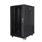 Lanberg FF01-6822-12B Szafa stojąca instalacyjna 19" 22U, 600x800mm, czarna