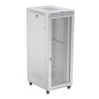 Lanberg FF01-8042-23SL Szafa stojąca instalacyjna 19" 42U, 800x1000mm, drzwi perforowane, szara